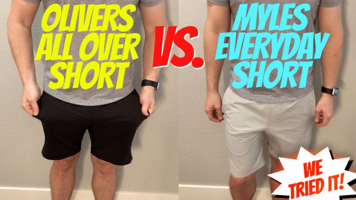 Olivers vs. Myles: Olivers All Over Short vs. Myles Everyday Short 1
