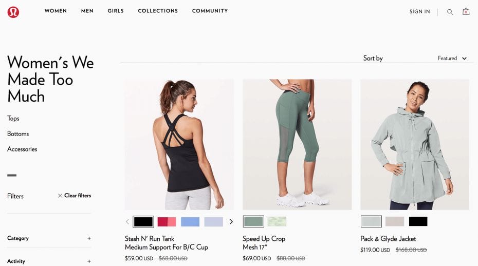 Lululemon Sale 2 Lululemon Sale - Women's Lululemon On Sale