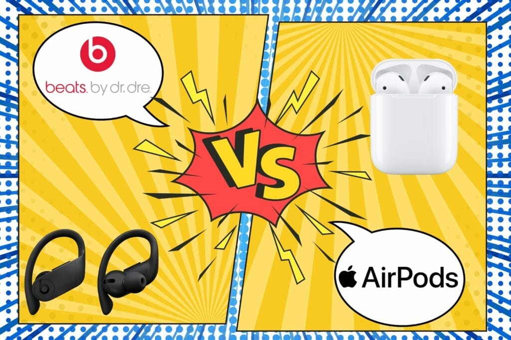 beats vs. airpods, airpods vs. beats