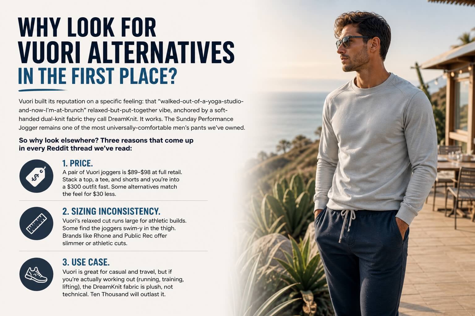 Comparison of activewear alternatives and benefits